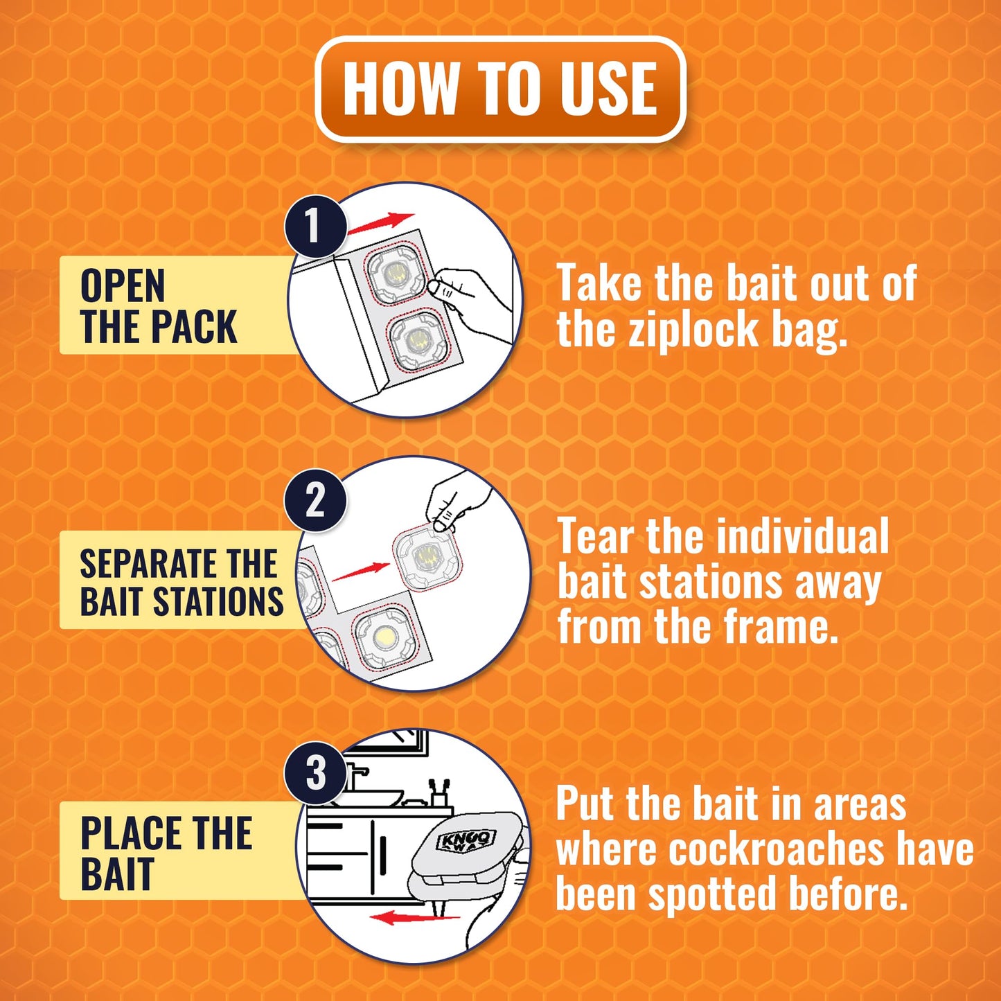 KNOQ AWAY Cockroach Bait