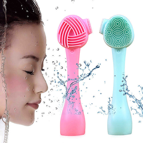 Double Sided Silicone Face Mask Soft Brush