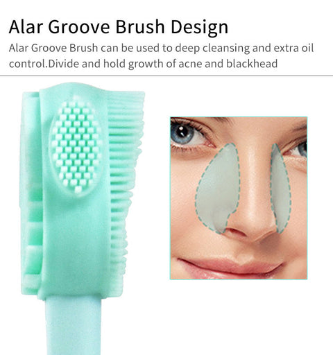 Double Sided Silicone Face Mask Soft Brush