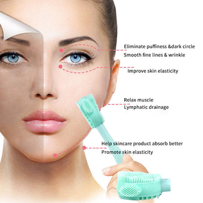 Double Sided Silicone Face Mask Soft Brush