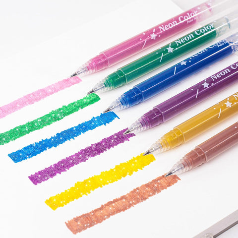 Sparkle Glow Coloring Pens