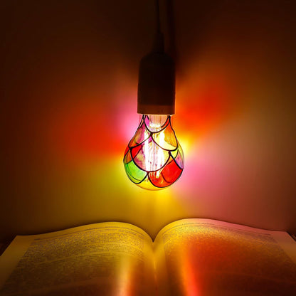 Stained Glass Decoration LED Light Bulb ( Pack of 2 Bulbs )