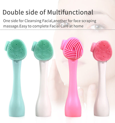 Double Sided Silicone Face Mask Soft Brush