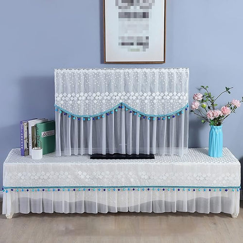 Embroidered lace Television dust cover Soft Fabric