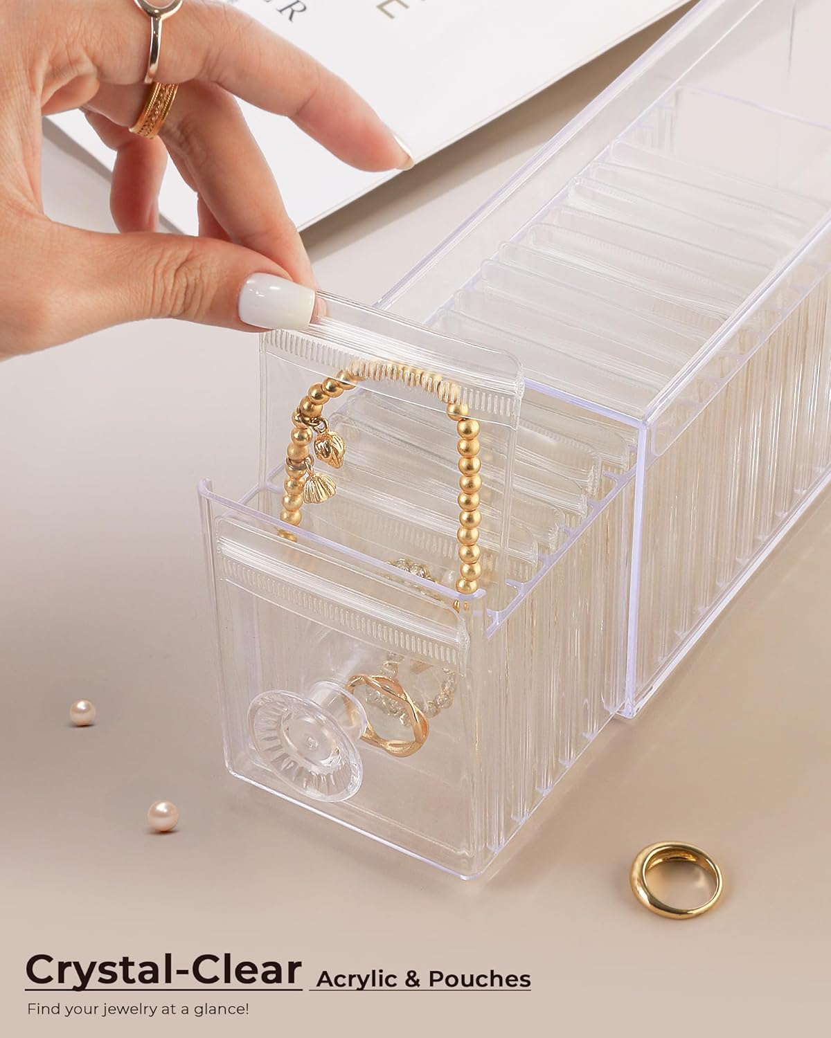 Acrylic Jewelry Box Organizer