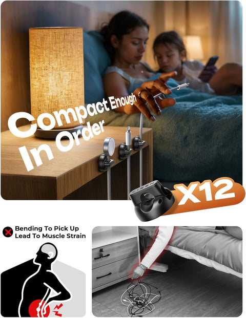 Phone Charging Cords Wire Holder Organizer