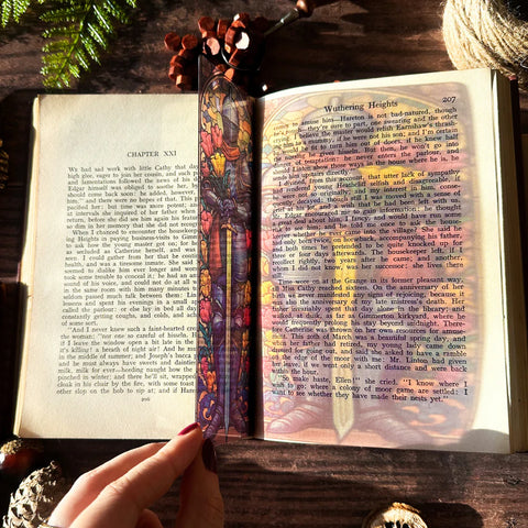 Knights Reading Stained Glass Bookmarks