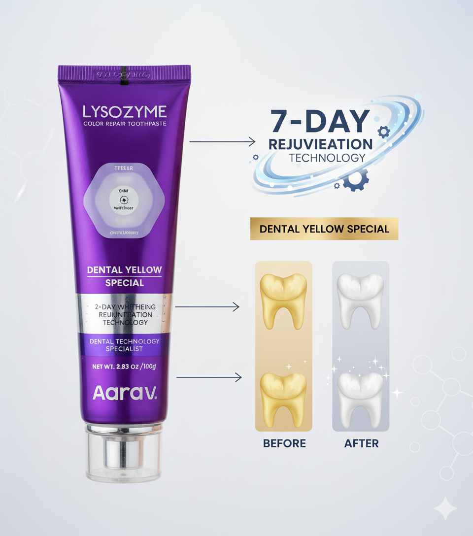 Lysozyme Purple Whitening Toothpaste