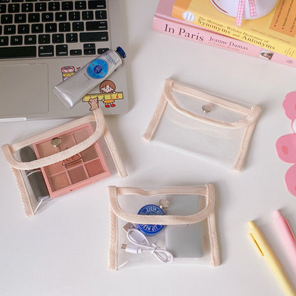 Transparent Cosmetic Bags (PACK OF 4)