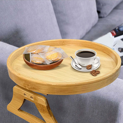 Wooden Side Tables Sofa Couch Armrest