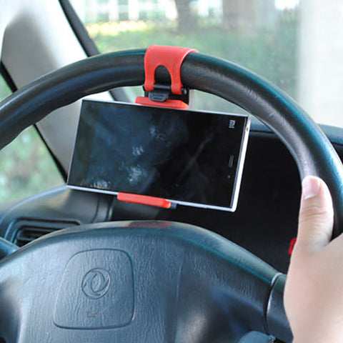 Car Steering Wheel Phone Holder