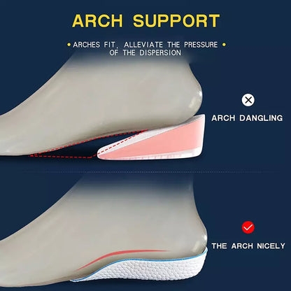 Arch Support Height Increase Insoles (Height 1.4inch (3.5cm)