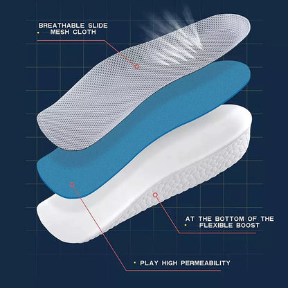 Arch Support Height Increase Insoles (Height 1.4inch (3.5cm)