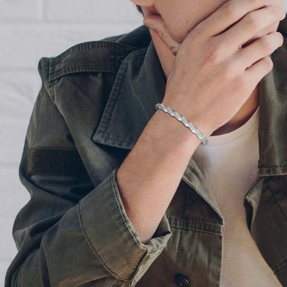 Stainless Steel Mobius Bracelets Armbands for Men