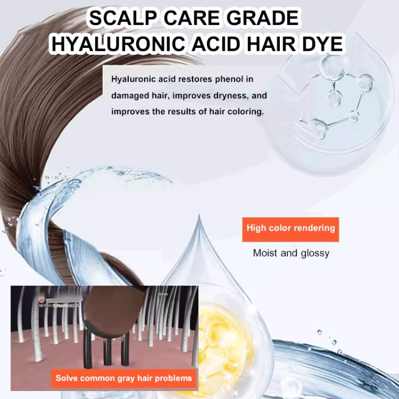 Water And Sweat Proof Hair Comb Dye