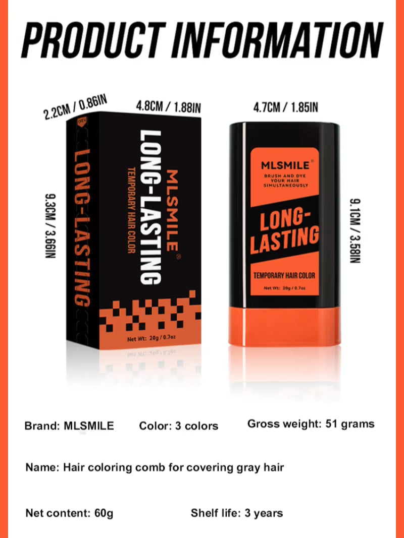 Water And Sweat Proof Hair Comb Dye