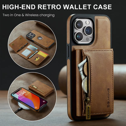 Detachable 2-in-1 Powerful Magnetic Wallet Case