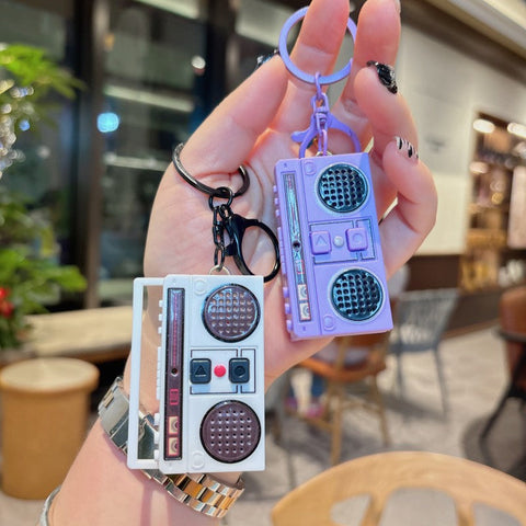 Mini Recorder Radio Keychain
