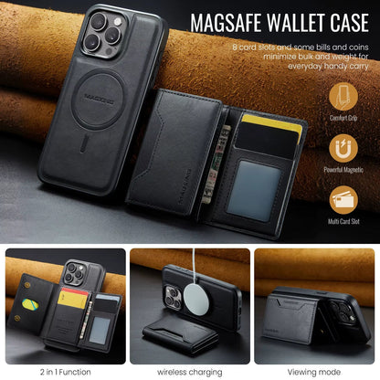Detachable 2-in-1 Powerful Magnetic Wallet Case