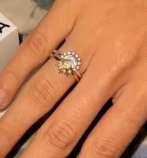 2 in 1 Sun and Moon Ring