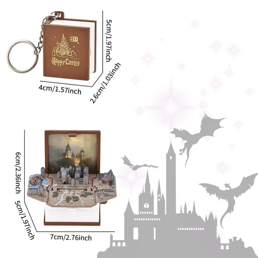 3D Magic Book Harry Potter