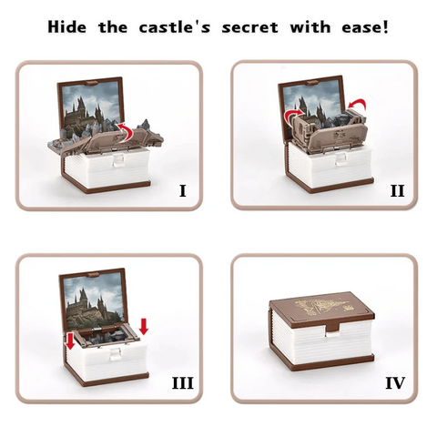 3D Magic Book Harry Potter