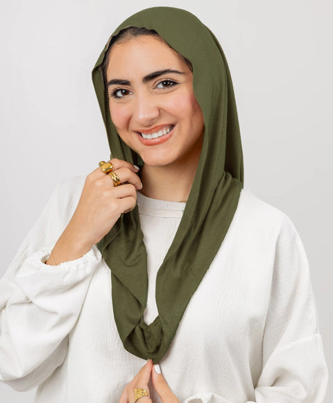 Easy Closed Wrap Scarf