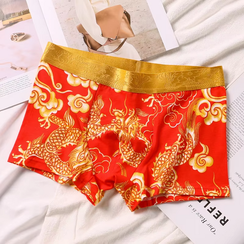 Men’s Dragon Loose Breathable Boxers