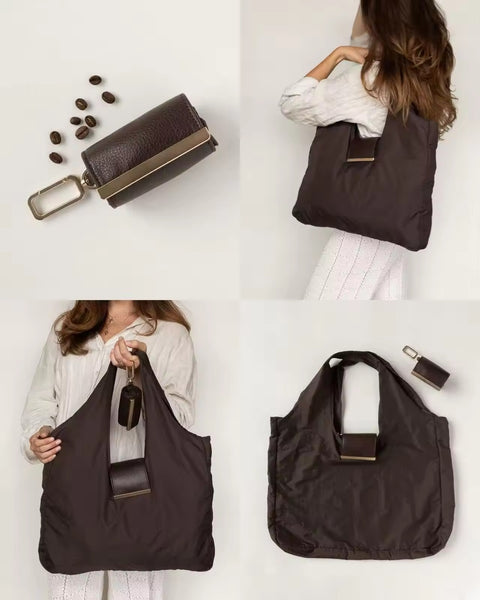 Foldable Keychain Tote Bag